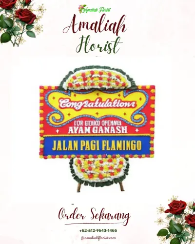 Bunga Papan Congratulation di Jatibaru Timur